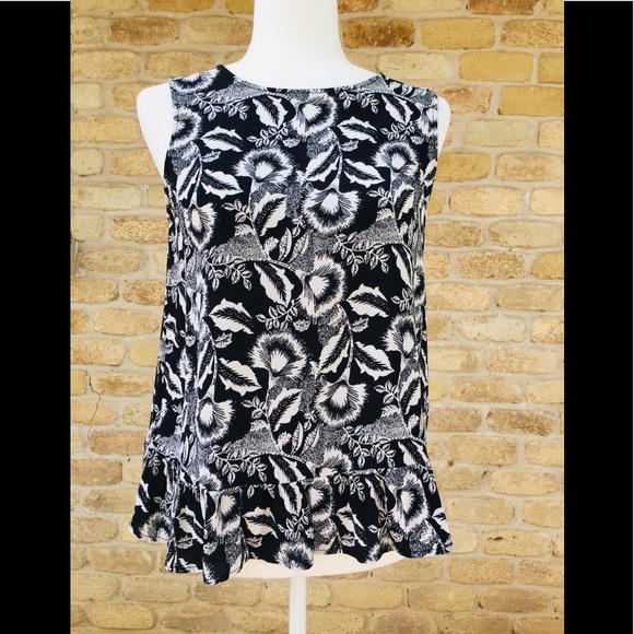 (2 for $15 ) Mango Chiffon Ruffle Top - Picture 6 of 13